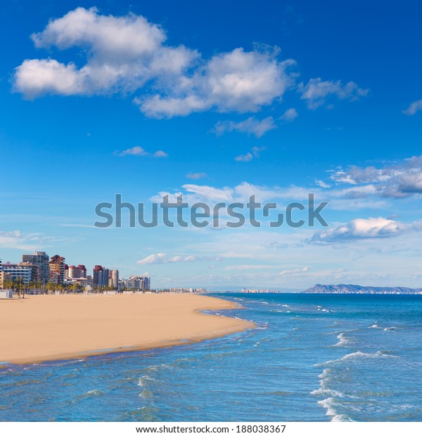 Gandia Beach Mediterranean Sea Spain Stock Photo 188038367 | Shutterstock