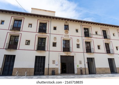 Gandia, Valencia, Spain 06 08 2022 Emblematic And Old Escuelas Pia De Gandia Building, Dates Back To 1546, Founded As A University By The Holy Duke Francisco De Borja, Today It Is A College. 