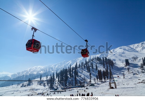 Gandola Cable Car Gulmarg Jammu Kashmir Stock Photo (Edit Now) 776833906