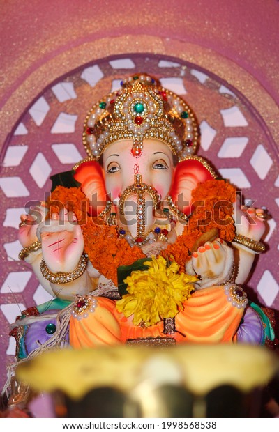 Ganesh Chaturthi Ganesh Idol Photography Festival Stock Photo ...