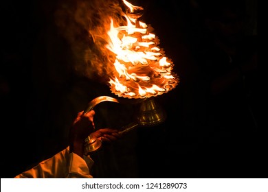 Ganga Aarti Ceremony In Varanasi