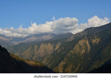 The Gangotri Group Of Mountains Which Known As Garhwal Himalaya  In Uttarakhand India