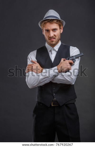 Gangster Folded His Arms Over His Stock Photo 767920267 | Shutterstock