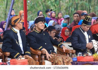 Ganjar Pranowo Is An Indonesian Politician And Governor Of Central Java, Indonesia. Pulosari, Pemalang, 8 September 2019.