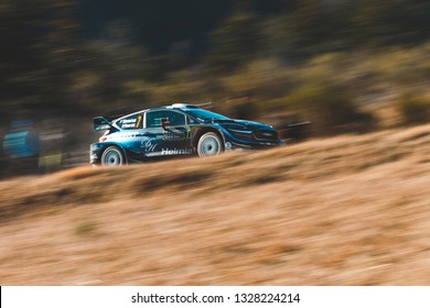 Gap/France; 1/25/2019: P. Tidemand (Ford Fiesta WRC) At SS7 Roussieux - Laborel 1