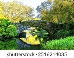 Gapstow Bridge in Central Park, NYC