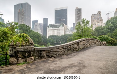 Gapstow Bridge Is One Of The Icons Of Central Park, Manhattan In New York City