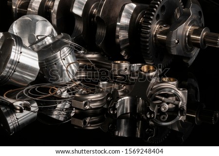 Similar – Cogs, Gears and Wheels Inside Truck Diesel Engine