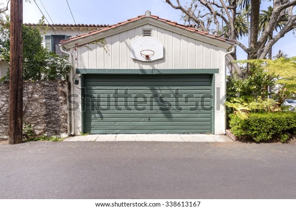 Garage Basketball Hoop Stock Photo Edit Now 338613167