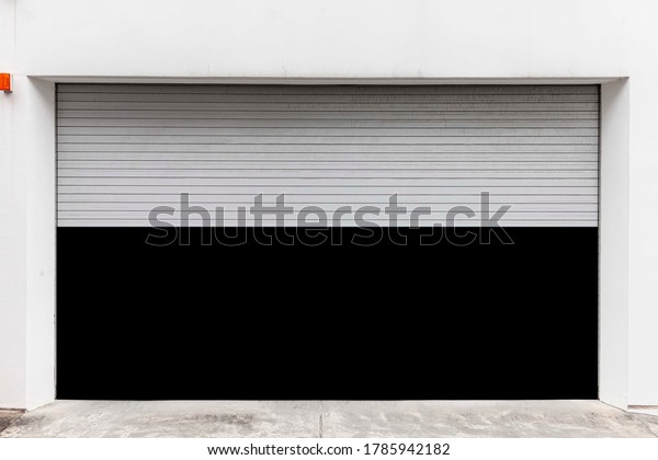Garage at\
the building that opens the shutter\
door	