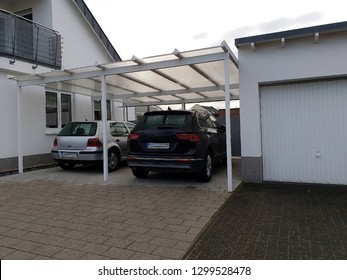 Garage Carport Roof For Car At The House