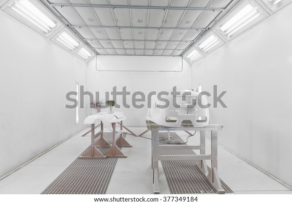 Garage Clear Painting Car Stock Photo Edit Now 377349184