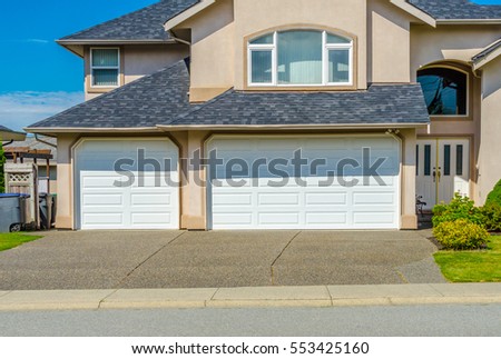 Garage, garage doors.