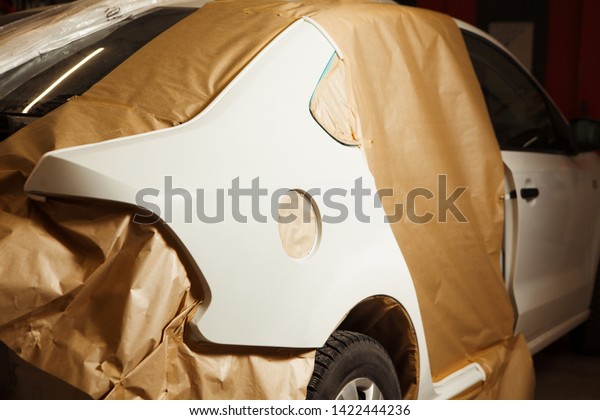 Garage Painting Car Service Vehicle Cover Stock Photo Edit Now