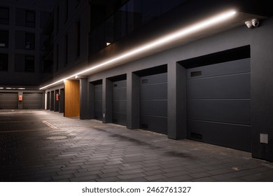  garage, parking, building, neighborhood, entrance - Powered by Shutterstock