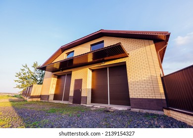 Garage In A Private House With Rolling Gates