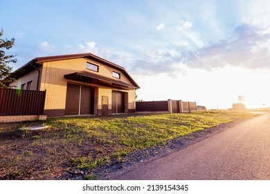 Garage In A Private House With Rolling Gates