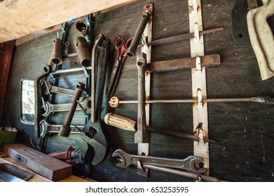 Garage, tools