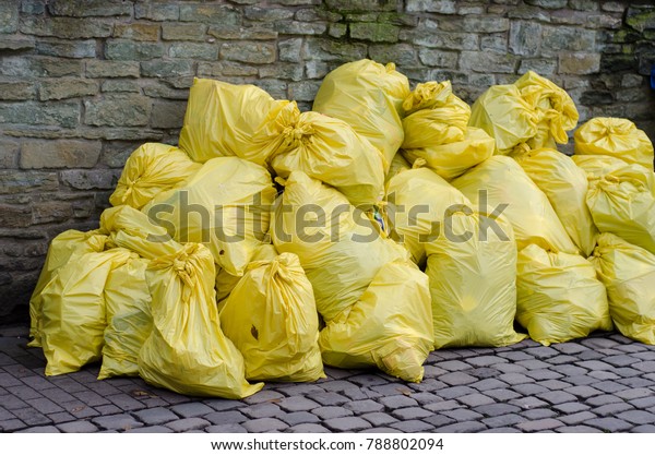 yellow bin liners