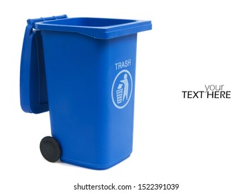 Garbage bin with the copy space