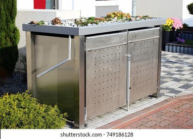 Garbage Can Storage, Garbage Bin Storage (stainless Steel)