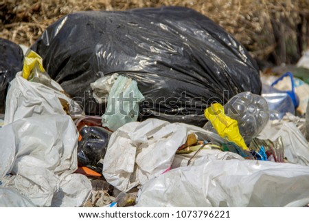 garbage dump, pile, garbage texture