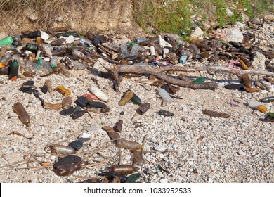 Garbage on beach