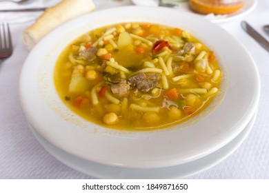 Garbanzas Chick Pea Stew In Canary Islands Spain