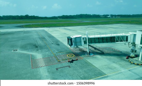 Garbarata Or Jetway Aerobridge At The Airport