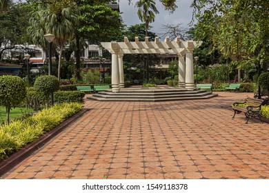 Garcia De Orta Public Municipal Garden (1855)in Panjim. Panjim (Panaji) - Capital Of Indian State Of Goa And Headquarters Of North Goa District.