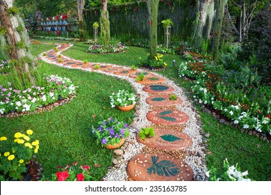 Garden Design,walk Way