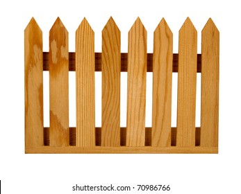 Garden Fence Panel Isolated