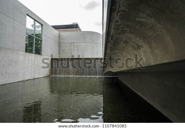 Garden Fine Art By Tadao Ando Buildings Landmarks Stock Image