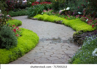 Garden footpath