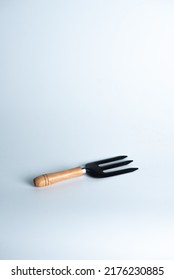 Garden Fork  On White Background