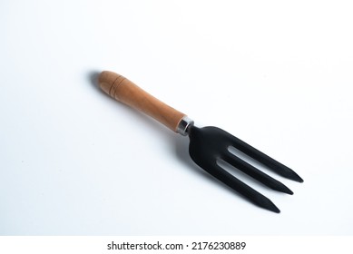 Garden Fork  On White Background