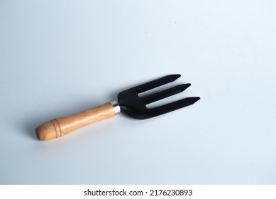 Garden Fork  On White Background