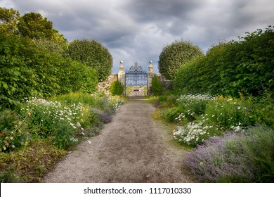 Garden in front of Dunrobin Castle, Scotland - Shutterstock ID 1117010330