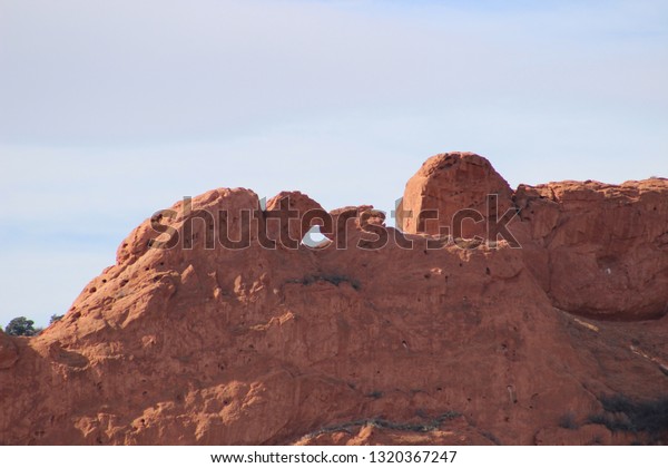 Garden Gods Kissing Camels Stock Photo (Edit Now) 1320367247