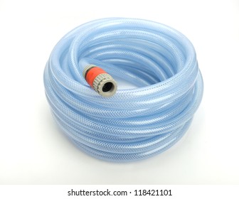 Garden Hose On White Background