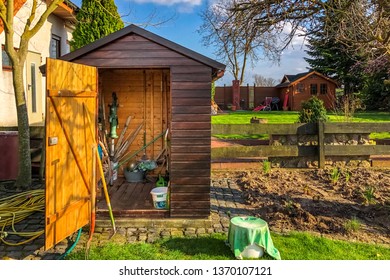 Garden Hut And Water Pump 