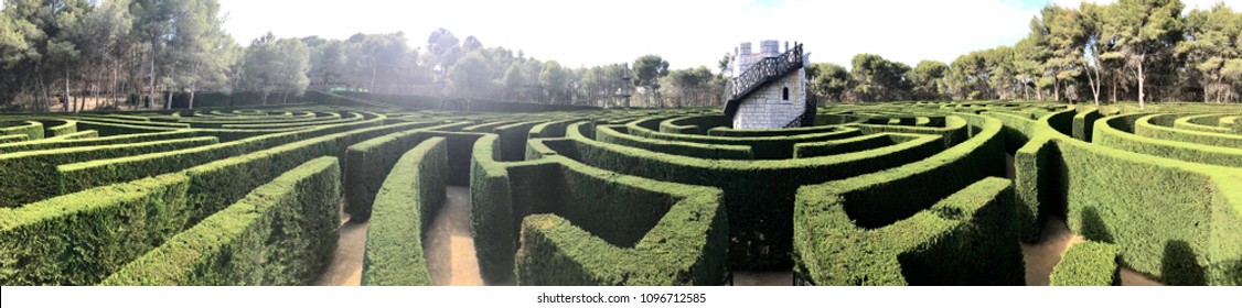 garden labyrinth park - Shutterstock ID 1096712585