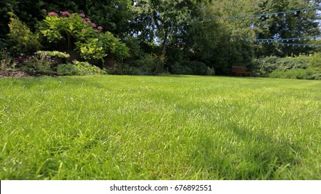 Garden Lawn Summer England Uk Stock Photo 676892551 | Shutterstock