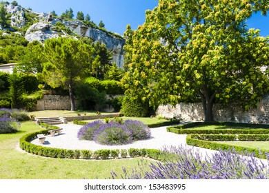 Garden In Les Baux De-Provence, Provence, France