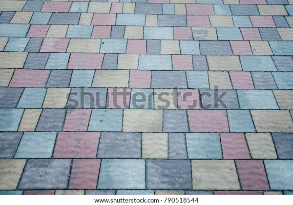 Garden Patio Backyard Stone Brick Pavers Stock Photo Edit Now