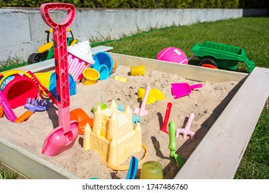 Garden Playground For Children With Sandpit