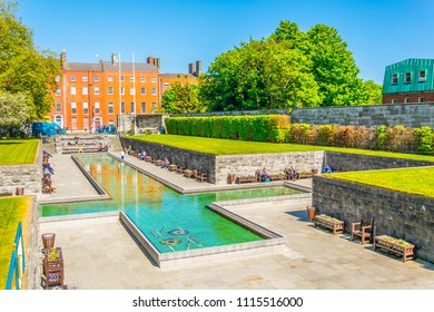 Garden Of Remembrance In The Central Dublin, Ireland
