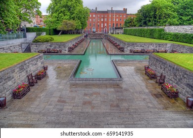 Garden Of Remembrance In Dublin, Ireland.