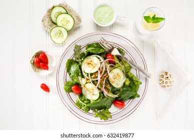 Garden Salad With Bacon Bits