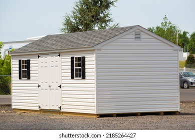 Garden Shed Door Roof New Modern Trees Front